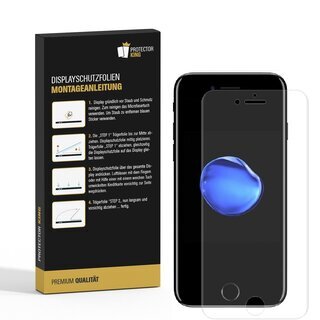1x Displayschutzfolie fr iPhone 7 Plus FULL-COVER ANTI-REFLEX Displayfolie MATT
