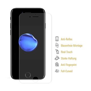 3x Displayschutzfolie fr iPhone 7 Plus FULL-COVER ANTI-REFLEX Displayfolie MATT