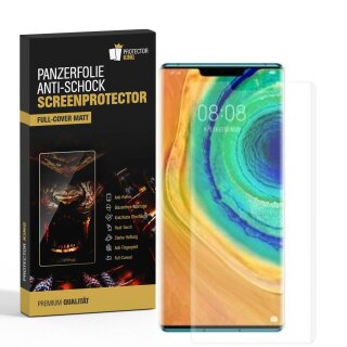 4x Panzerfolie für Huawei Mate 30 Pro FULL COVER Displayschutzfolie MATT