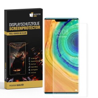 4x Displayschutzfolie für Huawei Mate 30 Pro FULL COVER Displayfolie HD KLAR