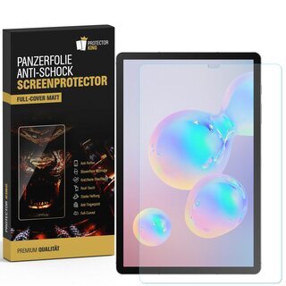 2x Panzerfolie fr Samsung Galaxy Tab S6 ANTI-SCHOCK Displayschutzfolie MATT