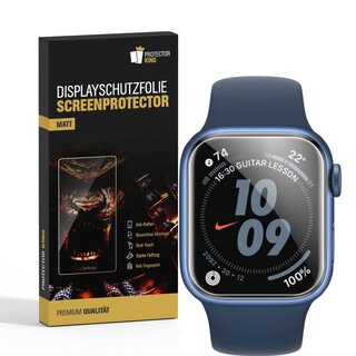 4x Displayschutzfolie fr Apple Watch 4 & 5 44mm FULL COVER Displayfolie MATT