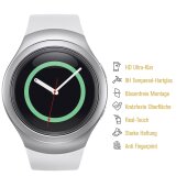 3x 9H Hartglas für Samsung Galaxy Gear S3 Panzerfolie Displayschutzfolie HD KLAR Panzerglas