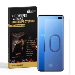 3x 9H Panzerglas für Samsung Galaxy S10 Plus FULL CURVED Displayschutz Schutzglas KLAR Tempered Glass Schutzfolie Screen-Protector