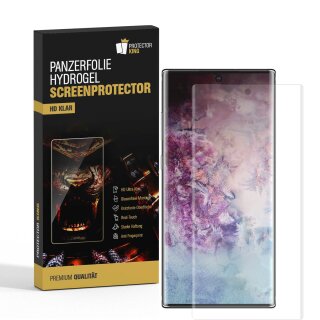 6x Hydrogel-Glass für Samsung Galaxy Note 10 Plus Selbstheilend für Micro Kratzer 3D KLAR Panzerfolie Displayschutz Schutzfolie Screen-Protector