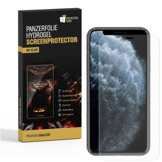 4x Hydrogel-Glass für iPhone XS Max Selbstheilend für Micro Kratzer 3D KLAR Panzerfolie Displayschutz Schutzfolie Screen-Protector