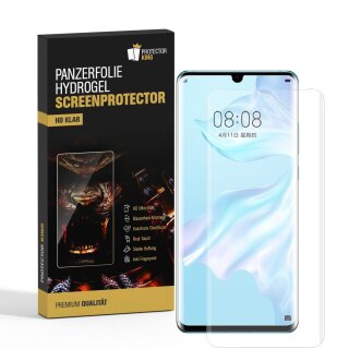 6x Hydrogel-Glass für Huawei P30 Pro Selbstheilend für Micro Kratzer 3D KLAR Panzerfolie Displayschutz Schutzfolie Screen-Protector