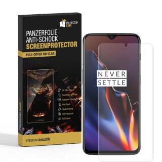 6x Panzerfolie für Oneplus 7T FULL COVER Displayschutzfolie Displayfolie HD KLAR