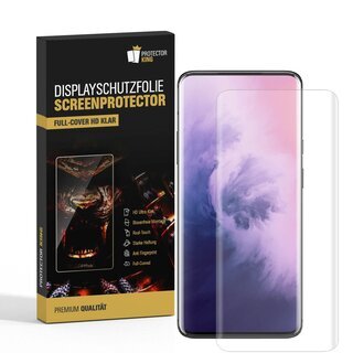 1x Displayfolie fr OnePlus 7T Pro FULL COVER Displayschutzfolie HD KLAR