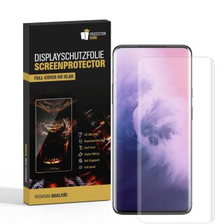 4x Displayfolie fr OnePlus 7T Pro FULL COVER Displayschutzfolie HD KLAR
