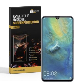 4x Hydrogel-Glass für Huawei Mate 20 Selbstheilend für Micro Kratzer 3D KLAR Panzerfolie Displayschutz Schutzfolie Screen-Protector
