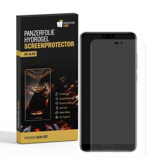 6x Hydrogel-Glass für Huawei P20 Selbstheilend für Micro Kratzer 3D KLAR Panzerfolie Displayschutz Schutzfolie Screen-Protector