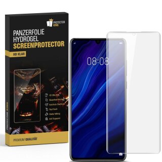 6x Hydrogel-Glass für Huawei P30 Selbstheilend für Micro Kratzer 3D KLAR Panzerfolie Displayschutz Schutzfolie Screen-Protector