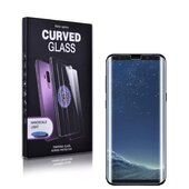 1x UV-Liquid 9H Panzerglas fr Samsung Galaxy S8 3D KLAR...