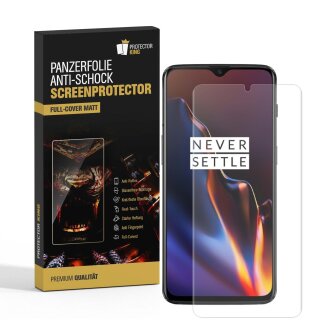 4x Panzerfolie für OnePlus 7T FULL COVER Displayschutzfolie ANTI-SCHOCK MATT