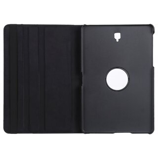 Tablet Tasche fr Samsung Galaxy Tab S4 10.5 Leder Schutzhlle 360 Case Cover Schwarz