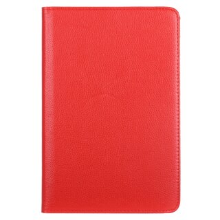 Tablet Tasche fr Samsung Galaxy Tab S4 10.5 Leder Schutzhlle 360 Case Cover Rot