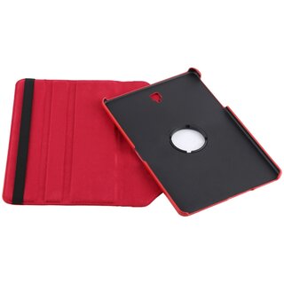 Tablet Tasche fr Samsung Galaxy Tab S4 10.5 Leder Schutzhlle 360 Case Cover Rot