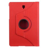 Tablet Tasche für Samsung Galaxy Tab S4 10.5 Leder Schutzhülle 360° Case Cover Rot