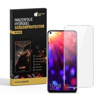 3x Hydropanzerglas für Huawei Honor View 20 HD KLAR FLEXIBLER Displayschutz Schutzglas Hydrogelglas Displayglas Glasfolie Hybridschutzglas