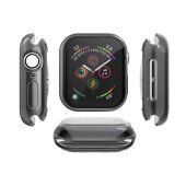 Schutzhülle für Apple Watch 4/ 5/ 6/ 2020/ 2023/ SE 40 mm Case Cover Bumper Displayschutz Hülle Tasche Schwarz
