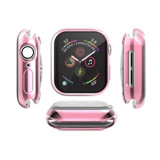 Schutzhlle fr Apple Watch 4 & 5 40mm TPU Case Displayschutz Hlle Tasche Pink