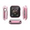 Schutzhülle für Apple Watch 4/ 5/ 6/ 2020/ 2023/ SE 40 mm Case Cover Bumper Displayschutz Hülle Tasche Pink