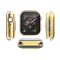 Schutzhülle für Apple Watch 4/ 5/ 6/ 2020/ 2023/ SE 40 mm Case Cover Bumper Displayschutz Hülle Tasche Gold