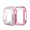 Schutzhülle für Apple Watch 4/ 5/ 6/ 2020/ 2023/ SE 44 mm Case Cover Bumper Displayschutz Hülle Tasche Pink