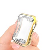 Schutzhülle für Apple Watch 4/ 5/ 6/ 2020/ 2023/ SE 44 mm Case Cover Bumper Displayschutz Hülle Tasche Gold