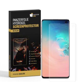 6x Hydrogel-Glass für Samsung Galaxy S10 Selbstheilend für Micro Kratzer 3D KLAR Panzerfolie Displayschutz Schutzfolie Screen-Protector