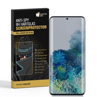 2x Blickschutz 9H Panzerhartglas für Samsung Galaxy S20 FULL CURVED ANTI-SPY Privacy Displayschutz Panzerfolie Schutzfolie Schutzglas echtes Tempered Panzerglas Screen Protector