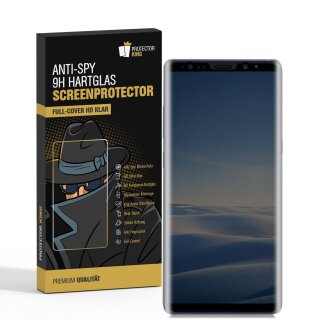 1x 9H Panzerglas für Samsung Galaxy Note 9 FULL CURVED ANTI-SPY Privacy Displayschutz Panzerfolie Schutzfolie Hartglas Schutzglas Displayglas Tempered Glasfolie Sicherheitsglas Echtglas