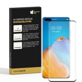 6x 9H Panzerglas für Huawei P40 Pro FULL CURVED Displayschutz Schutzglas Panzerfolie Schutzfolie Displayglas Hartglas echtes Tempered Sicherheitsglas Glasfolie