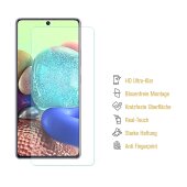 3x 9H Nano-Glass für Samsung Galaxy A71 3D KLAR Anti-Shock Anti-Bruch Anti-Stoß Anti-Schmutz Panzernanoglas Displayschutz Schutzfolie Panzerfolie Panzerglas Screen-Protector