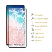 6x 9H Panzerglas für Samsung Galaxy S10 Lite FULL COVER Displayschutz Schutzglas Panzerfolie Schutzfolie Hartglas Displayglas Tempered Glasfolie Sicherheitsglas Echtglas