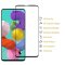 4x 9H Hartglas für Samsung Galaxy A51 FULL COVER Panzerfolie Displayschutz KLAR SW Panzerglas Schutzglas Schutzfolie