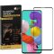 6x 9H Hartglas für Samsung Galaxy A51 FULL COVER Panzerfolie Displayschutz KLAR SW Panzerglas Schutzglas Schutzfolie