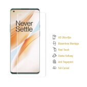 2x Displayfolie für OnePlus 8 Pro FULL COVER Displayschutz Schutzfolie HD KLAR