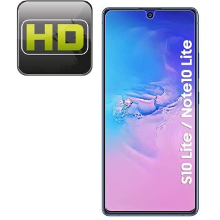 6x Displayschutzfolie für Samsung Galaxy Note 10 Lite Displayfolie HD KLAR
