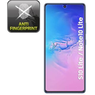4x Displayschutz für Samsung Galaxy Note 10 Lite ANTI-REFLEX Displayfolie MATT