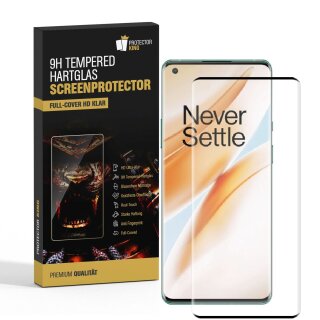 3x 9H Hartglas für OnePlus 8 Pro FULL CURVED Schutzglas Displayschutz Schutzfolie SW Panzerglas Displayglas Tempered Glasfolie Sicherheitsglas Echtglas Panzerfolie