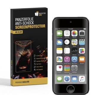 2x Panzerfolie für iPod Touch 7 Generation ANTI-SCHOCK Displayschutzfolie KLAR