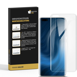 2x Displayfolie fr Huawei P40 Pro FULL COVER Displayschutzfolie MATT