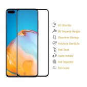 1x 9H Panzerglas für Huawei P40 FULL COVER Displayschutz Panzerfolie Schutzfolie Hartglas Schutzglas Displayglas Tempered Glasfolie Sicherheitsglas Echtglas
