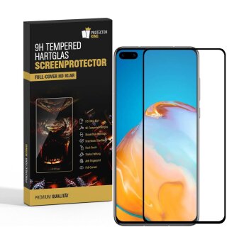3x 9H Panzerglas für Huawei P40 FULL COVER Displayschutz Panzerfolie Schutzfolie Hartglas Schutzglas Displayglas Tempered Glasfolie Sicherheitsglas Echtglas