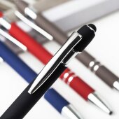 Kugelschreiber Display Touch Pen Stift für iPad iPhone Samsung Huawei Xiaom Wein Rot