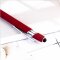 Kugelschreiber Display Touch Pen Stift für iPad iPhone Samsung Huawei Xiaom Wein Rot