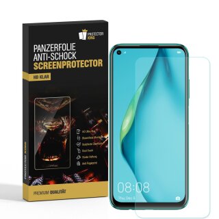 6x Panzerfolie für Huawei P40 Lite ANTI-SHOCK Displayschutz Schutzfolie HD-KLAR PET Kunststoff