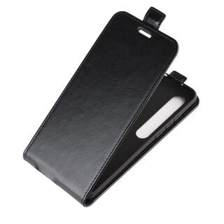Flip Case Handyhlle fr Xiaomi Mi 10 Vertikal Schutzhlle Tasche Cover Schwarz Bumper Smartphone Kartensteckplatz-Kreditkarte-Geldscheine EC-Karte Bank-Karte